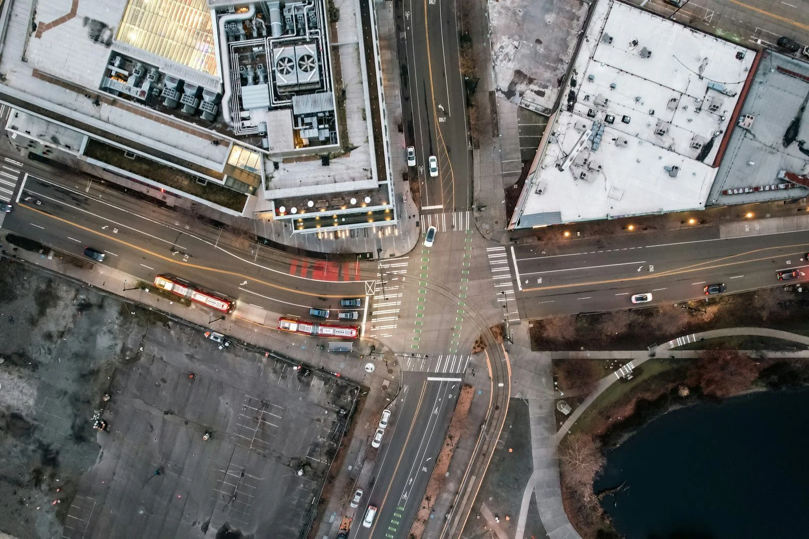 Everett seen from above