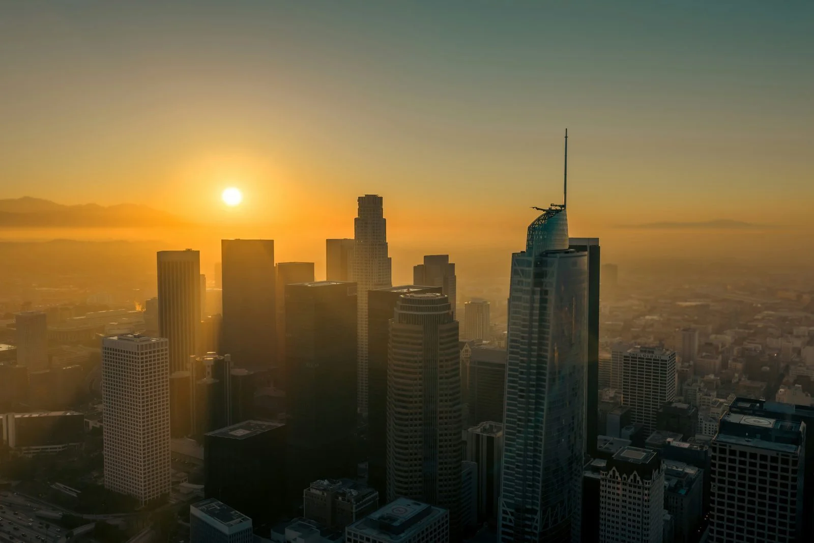Los Angeles seen from above