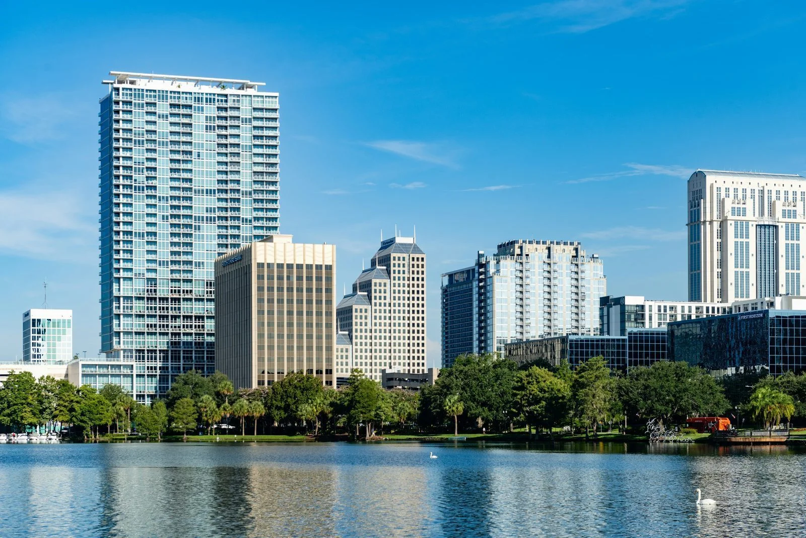 Orlando seen from above