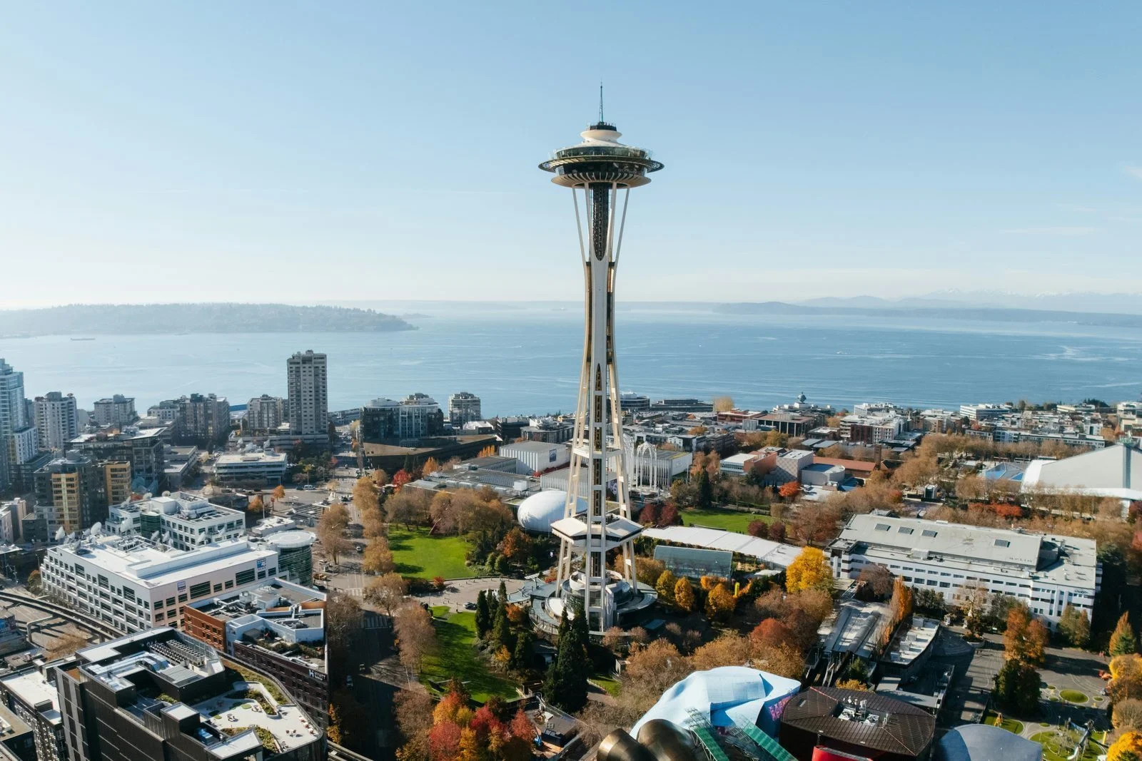 Seattle seen from above